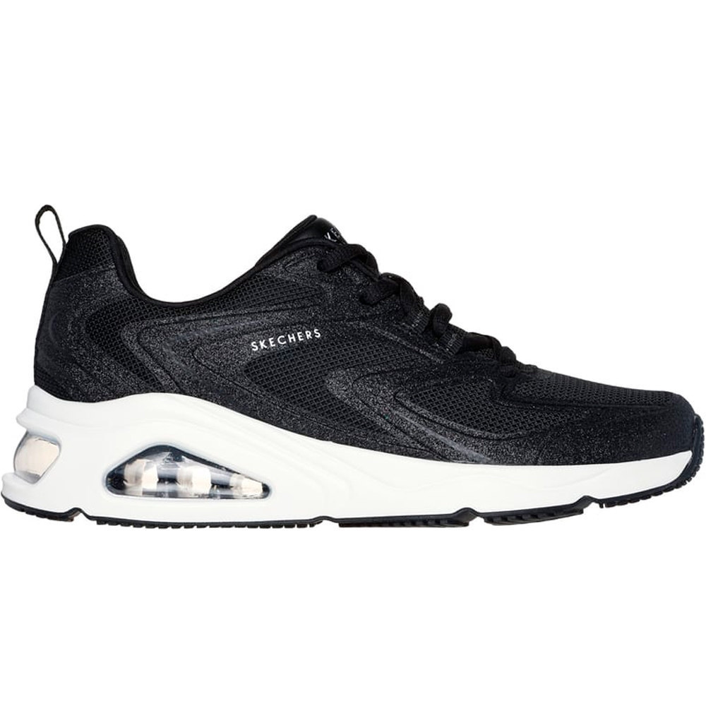 Tres-air uno - glit-airy zapatilla moda mujer Negro (38)