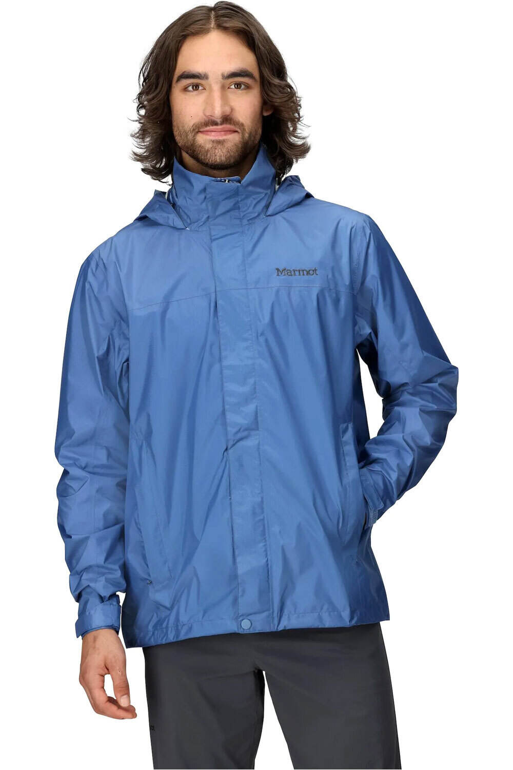 Precip eco chaqueta impermeable hombre Gris (L)