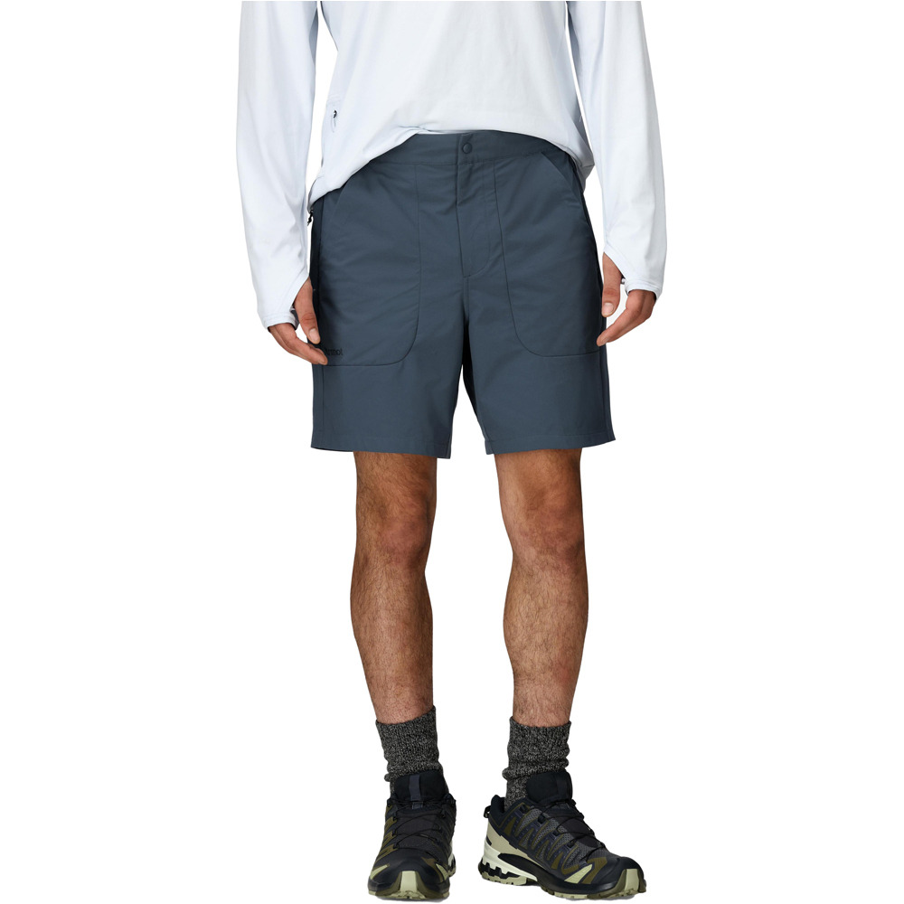 Airexchange solarshield pantalón corto montaña hombre Marino (L)