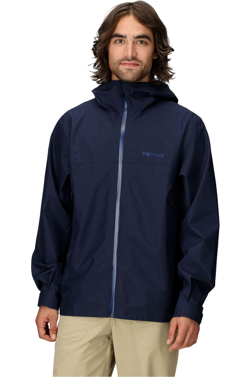 Minimalist pertex chaqueta impermeable hombre Azul (XXL)
