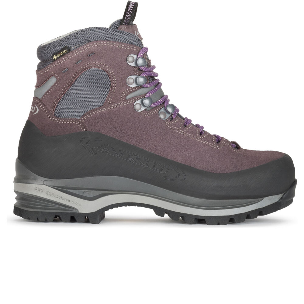 Superalp wide gore-tex bota montaña cuero mujer Lila (39)