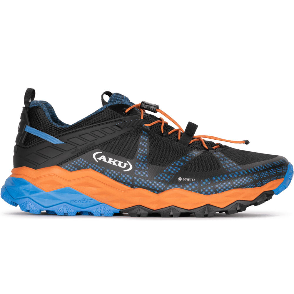 Flyrock gore-tex zapatilla trekking hombre Negro (46)