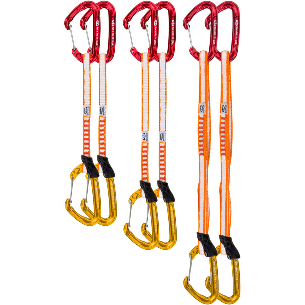 Climbing fly-weight evo set ul - mix-6 pack 2x17 2x22 2x60 express escalada