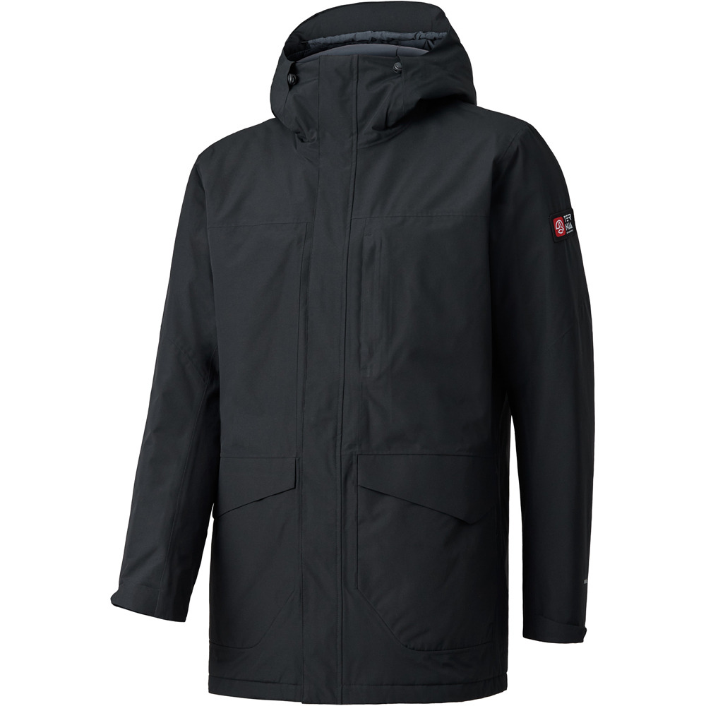 Amarok chaqueta impermeable insulada hombre Negro (M)