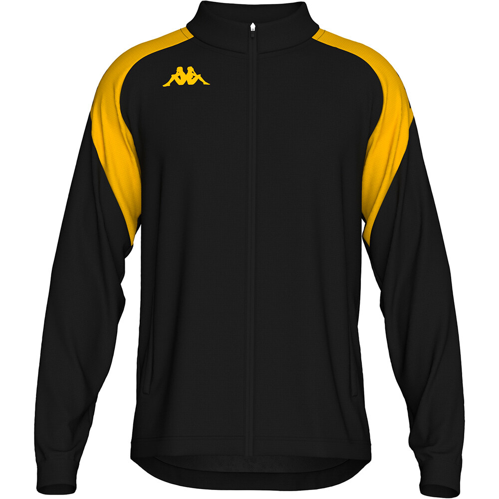 Lenno sudadera entrenamiento fútbol Negro (XXL)