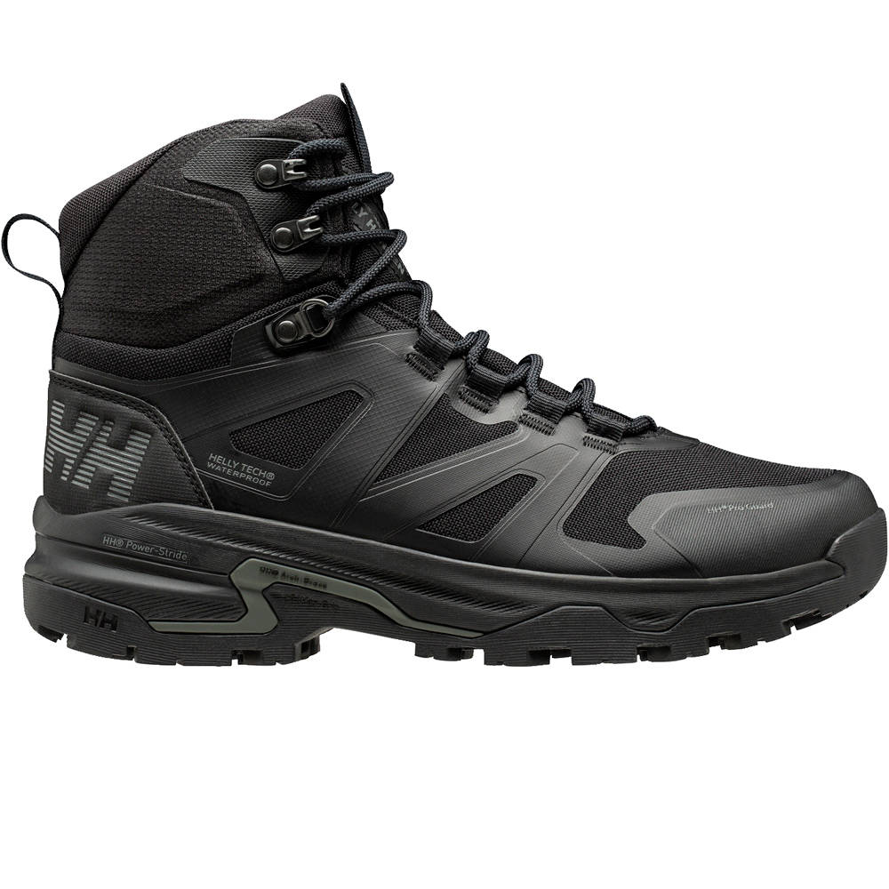 Ascender mid ht bota trekking hombre Negro (45)