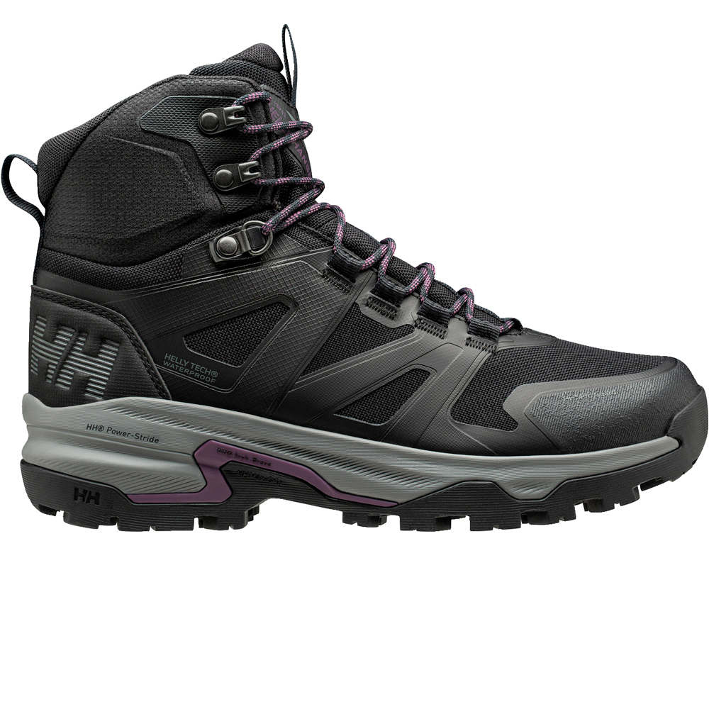Ascender mid ht bota trekking mujer Negro (42)