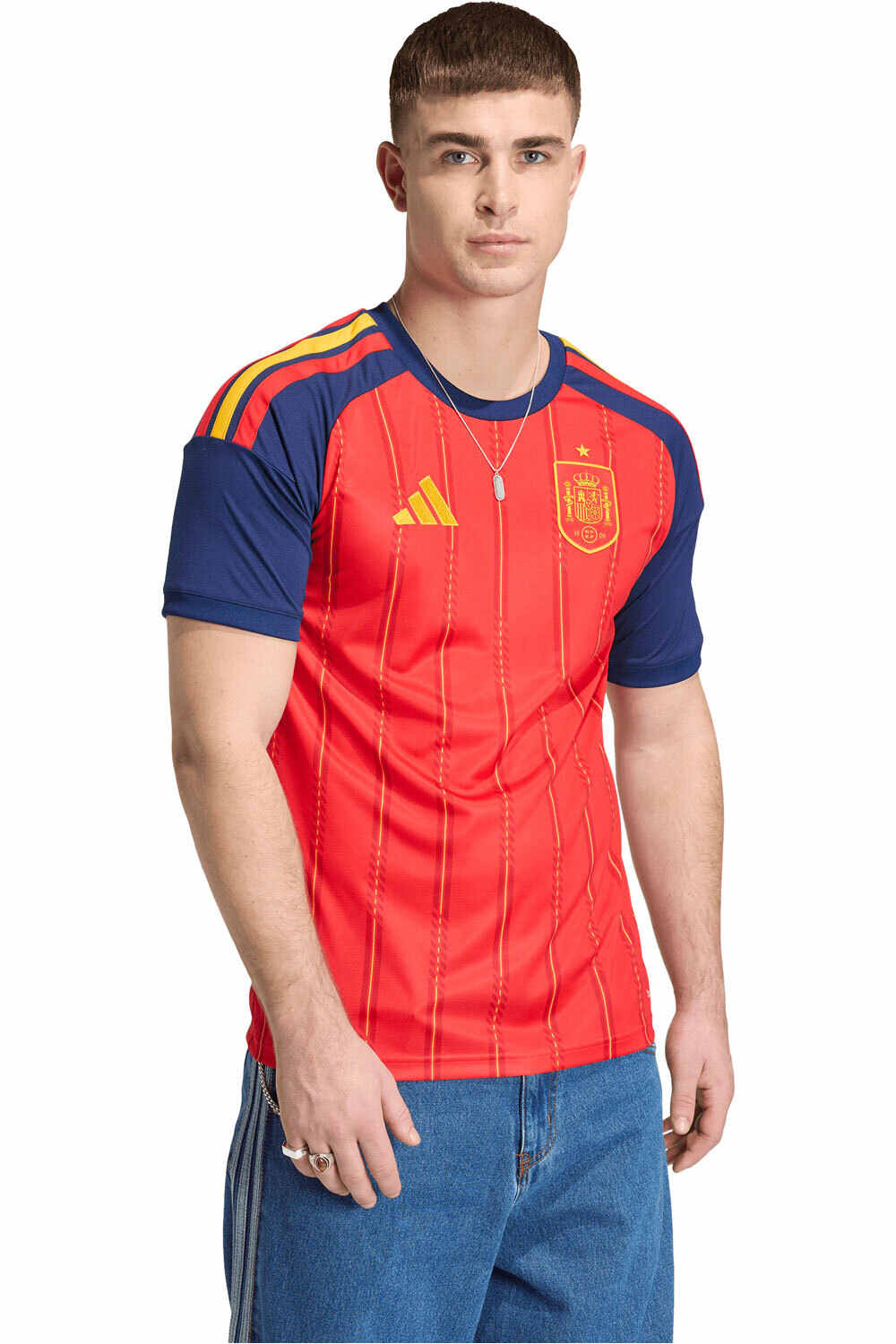 Espana mundial 2026 primera equipacion camiseta de fútbol oficiales (S)