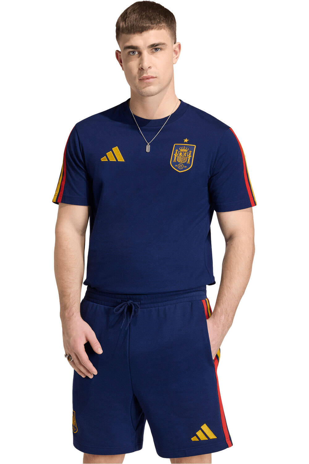 Espana mundial 2026 dna camiseta de fútbol oficiales Marino (S)