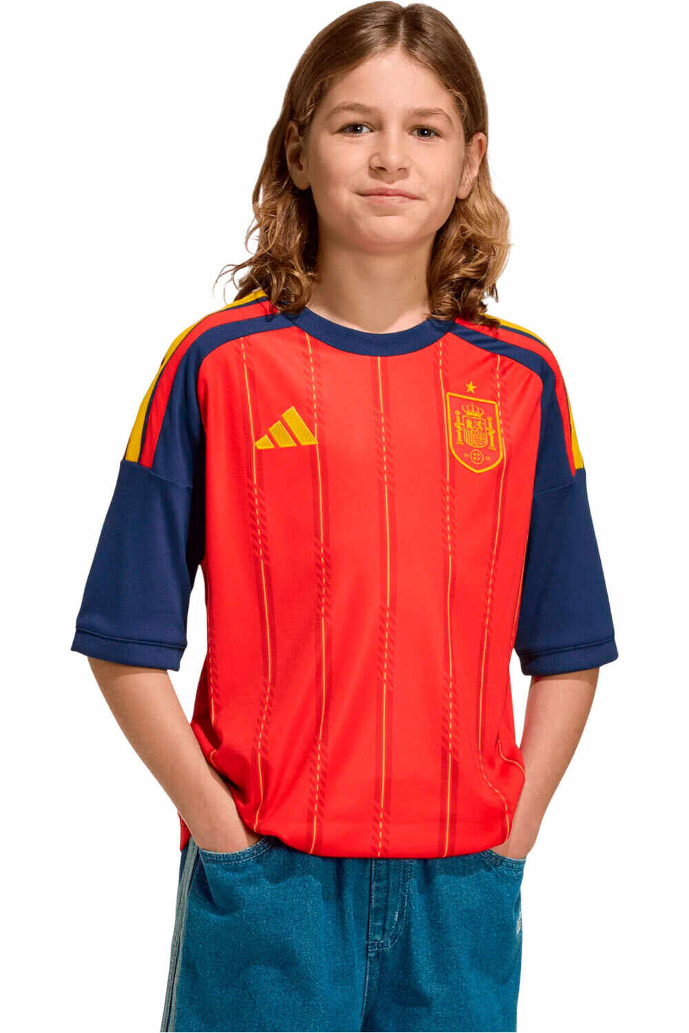 Adidas espana mundial 2026 primera equipacion camiseta de fútbol oficiales niño