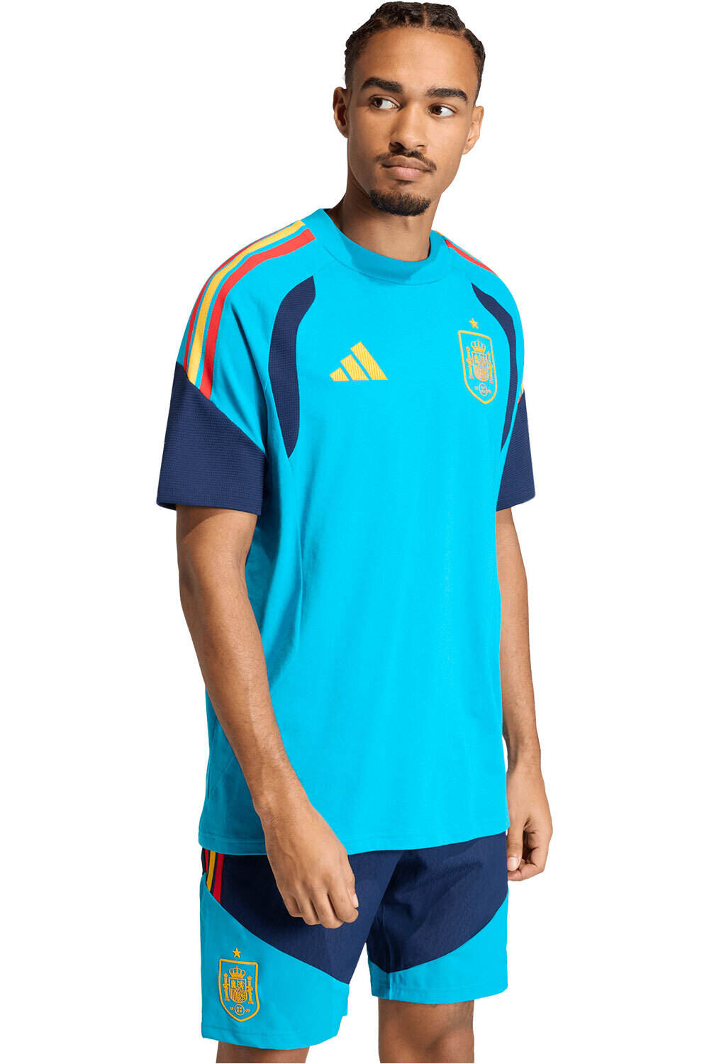 Espana mundial 2026 entrenamiento camiseta de fútbol oficiales Azul (XXL)