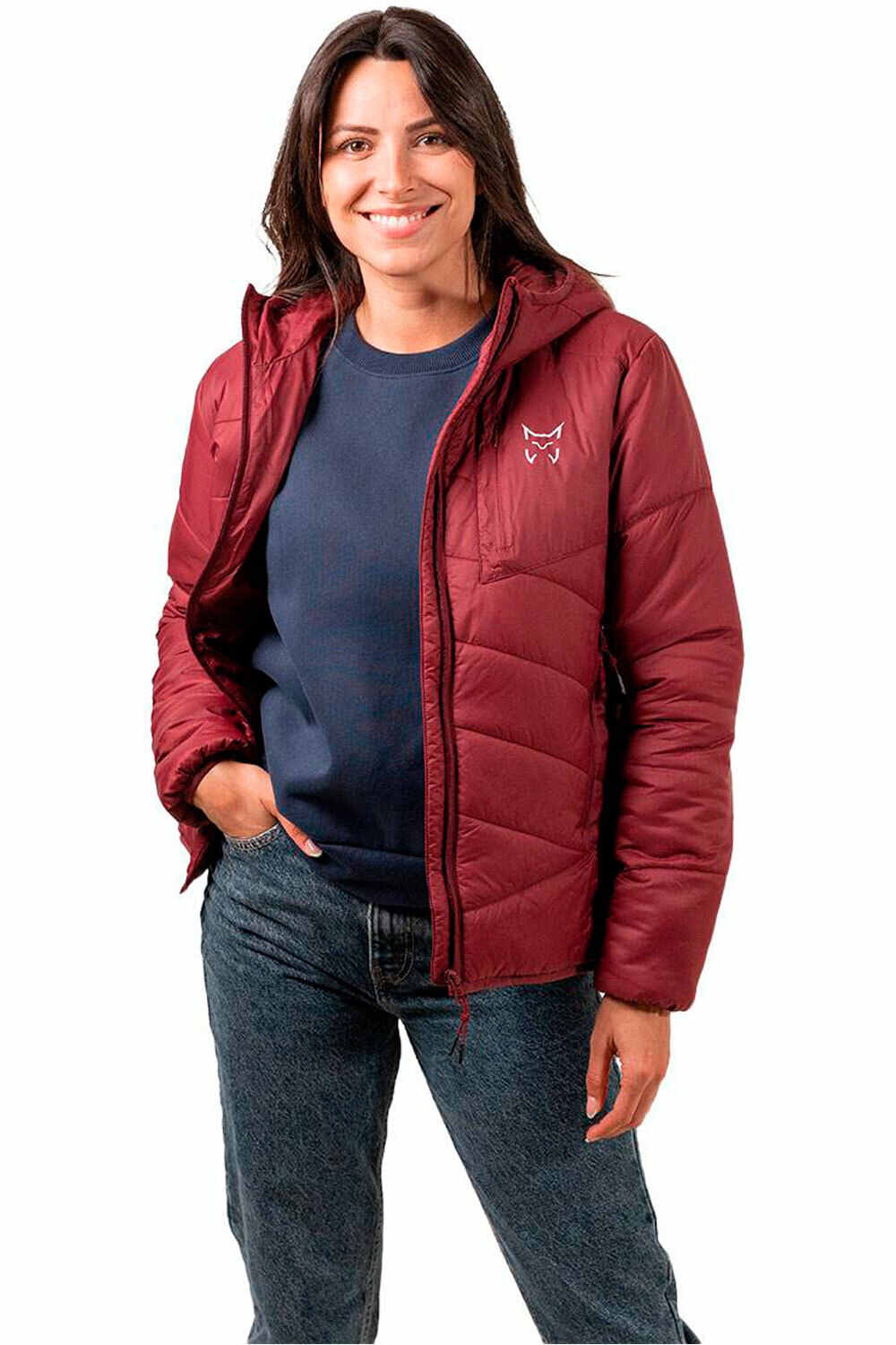 Halley chaqueta outdoor mujer Granate (XXL)