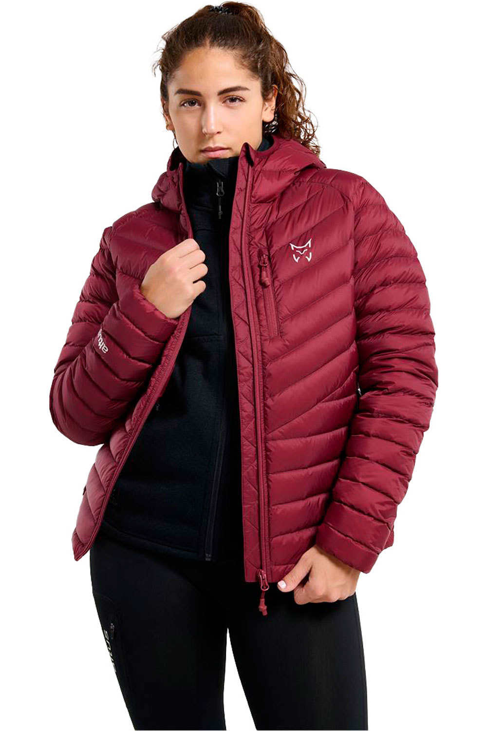 Denali w j30 chaqueta outdoor mujer Granate (M)
