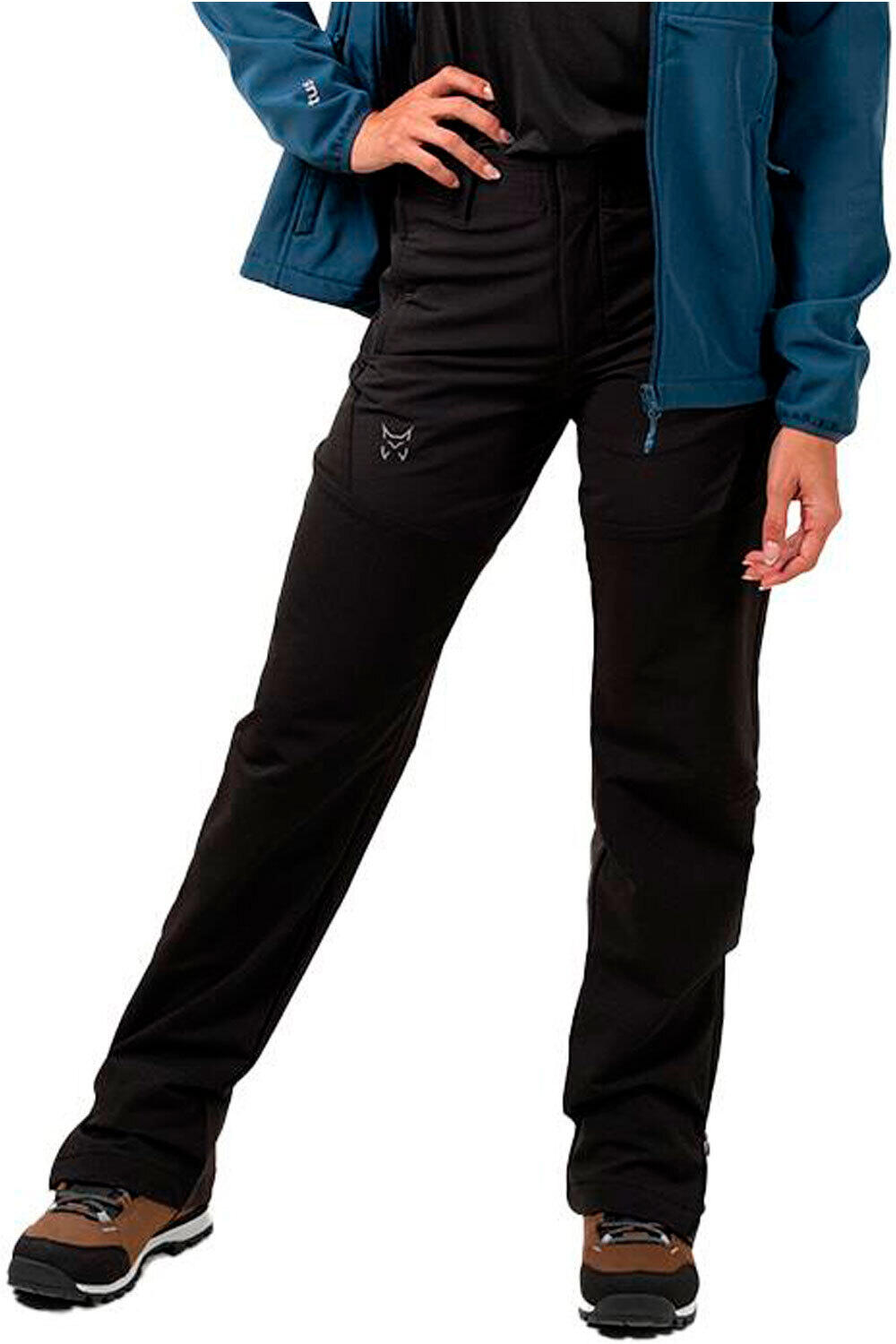 Tramontana pantalón montaña mujer Negro (M)