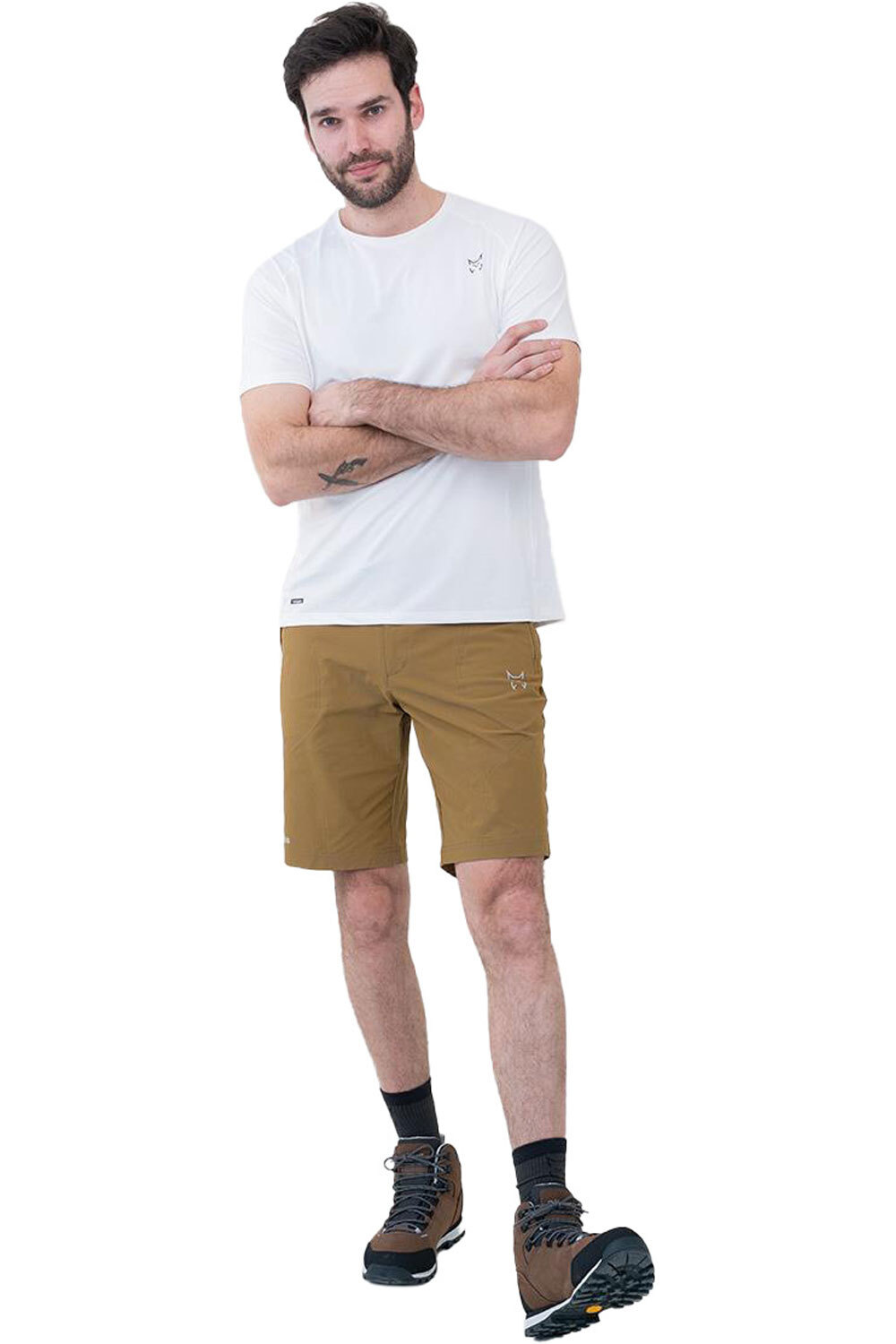 Taupo k30 pantalón corto montaña hombre Marron (L)