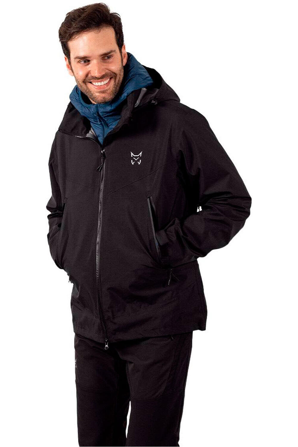 Canaima k30 chaqueta impermeable hombre Negro (M)