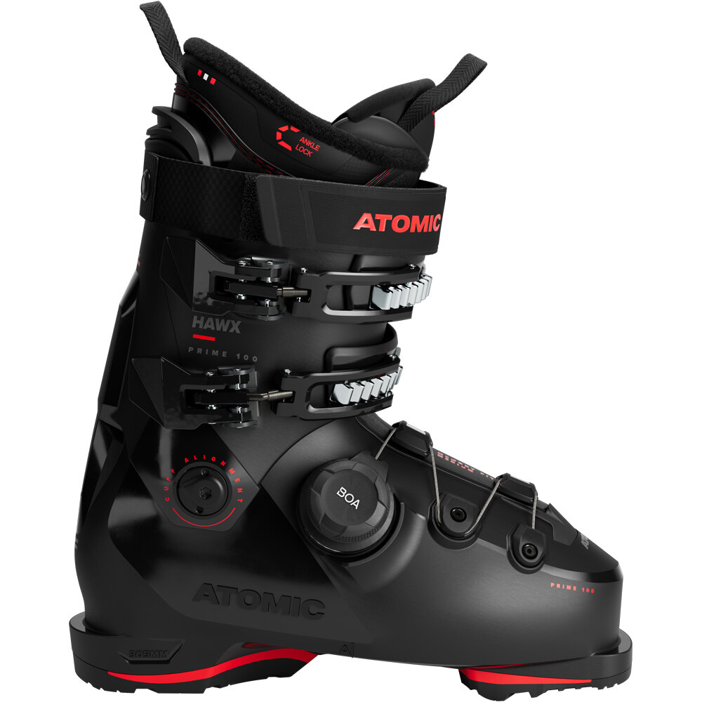 Hawx prime 100 boa black/red botas de esquí hombre Negro (40)