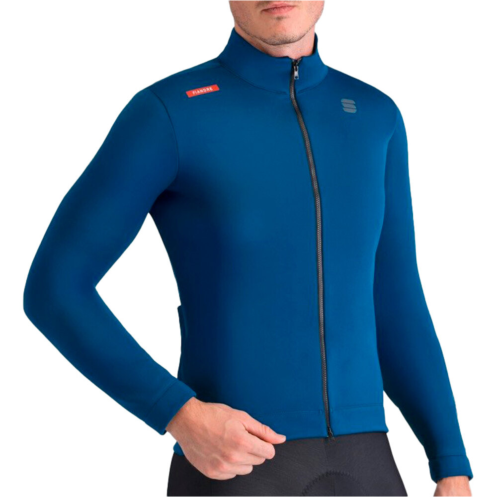 Fiandre 2 cortavientos ciclismo hombre Azul