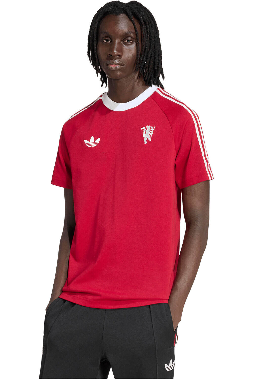 Manchester united camiseta manga corta hombre Rojo (M)