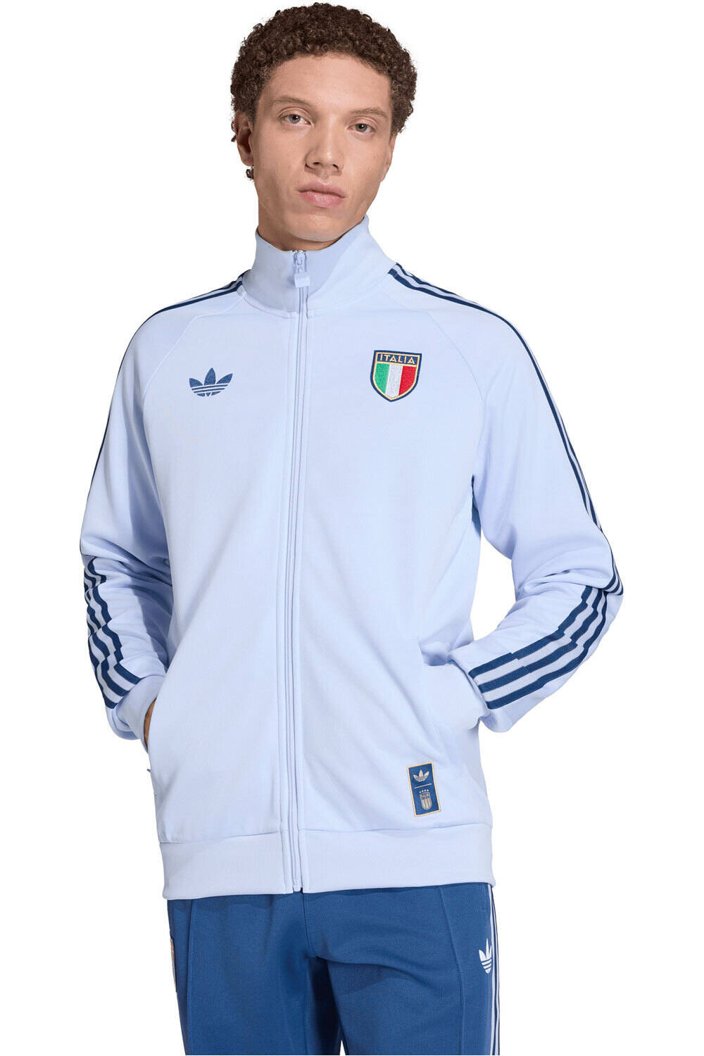 Italia sudadera hombre Azul (XL)