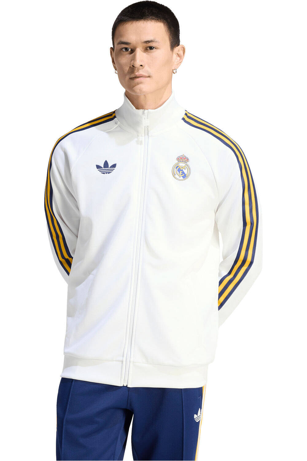 Real madrid sudadera hombre Blanco (XS)