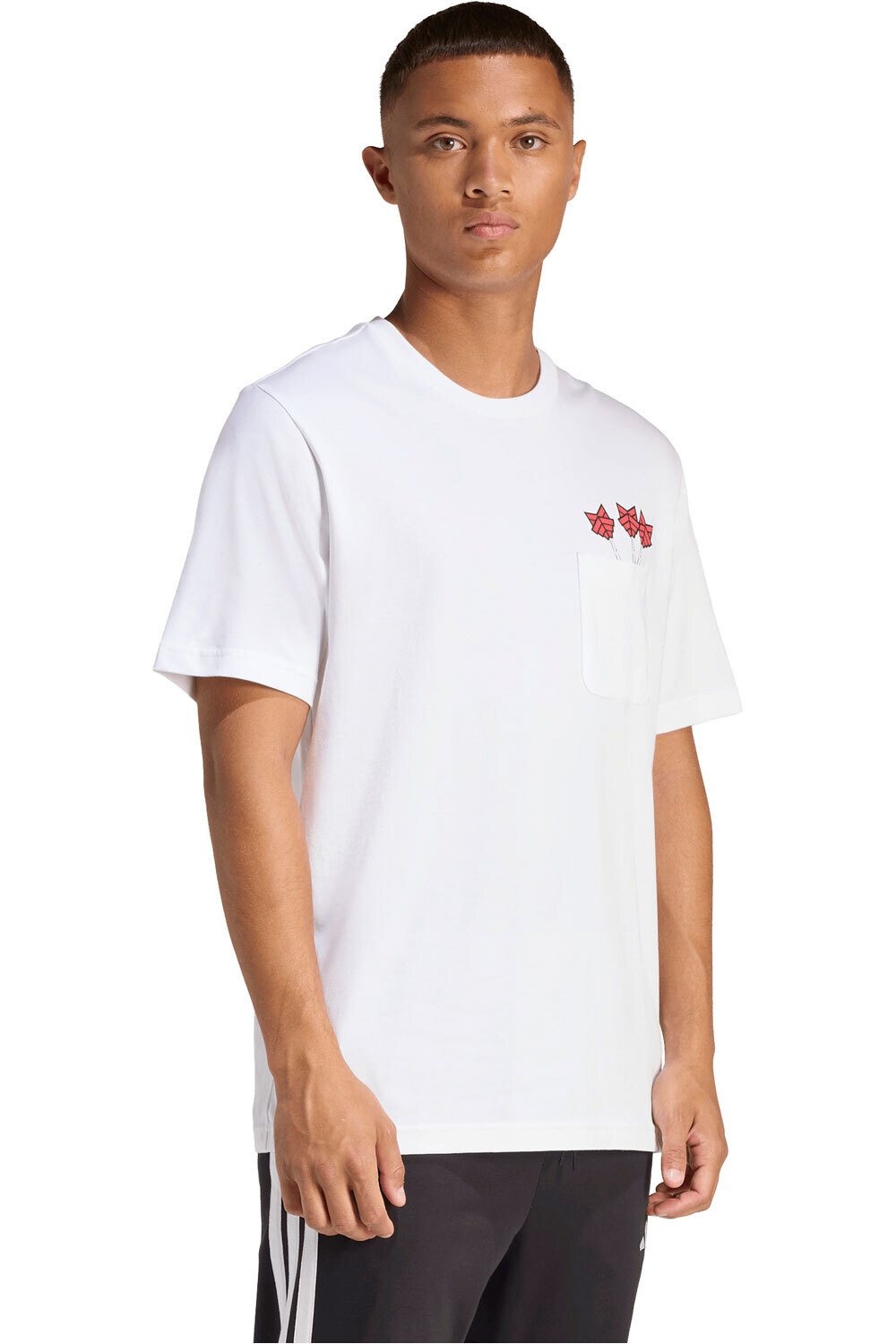 Novelty dart camiseta manga corta hombre Blanco (M)