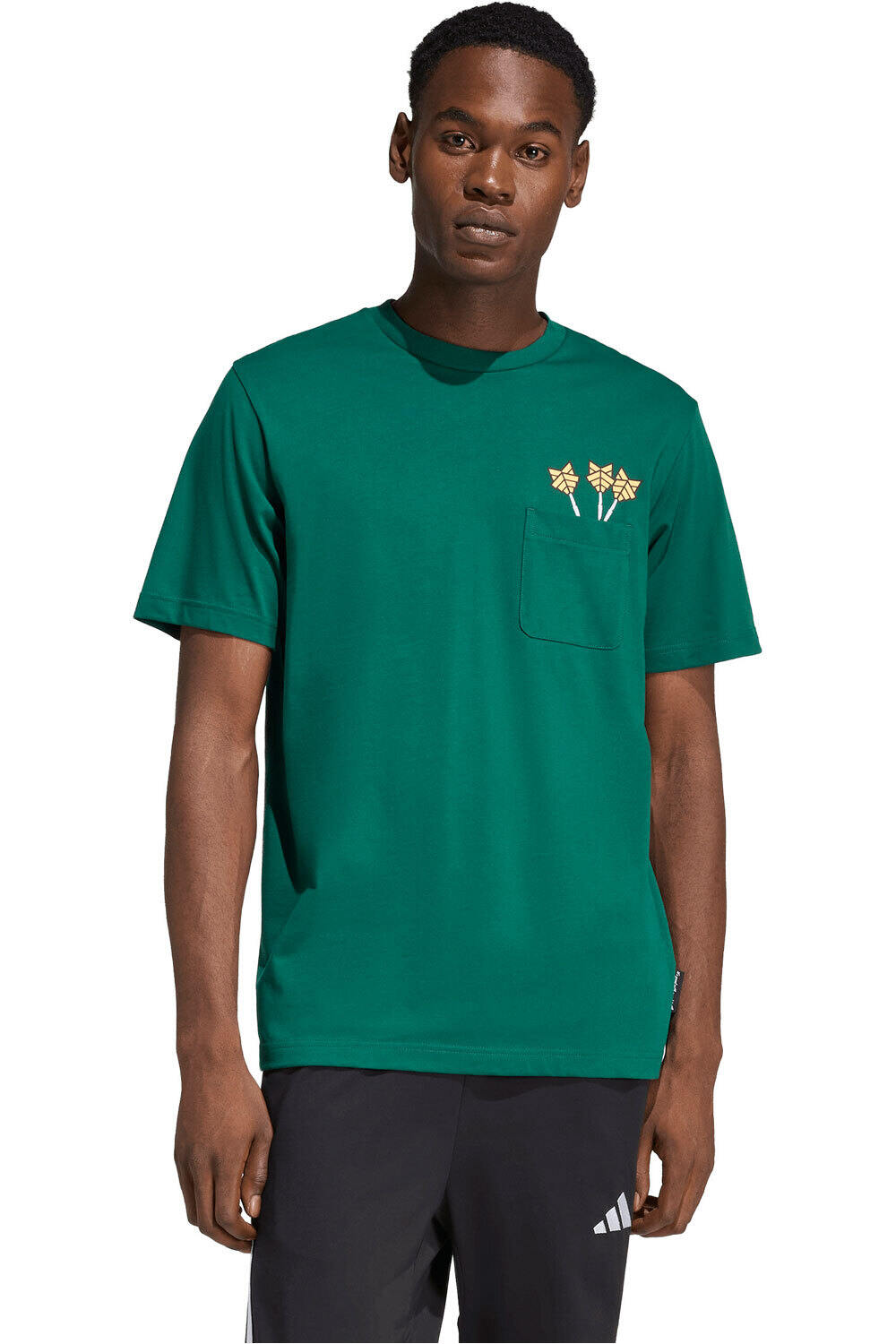 Novelty dart camiseta manga corta hombre Verde (S)