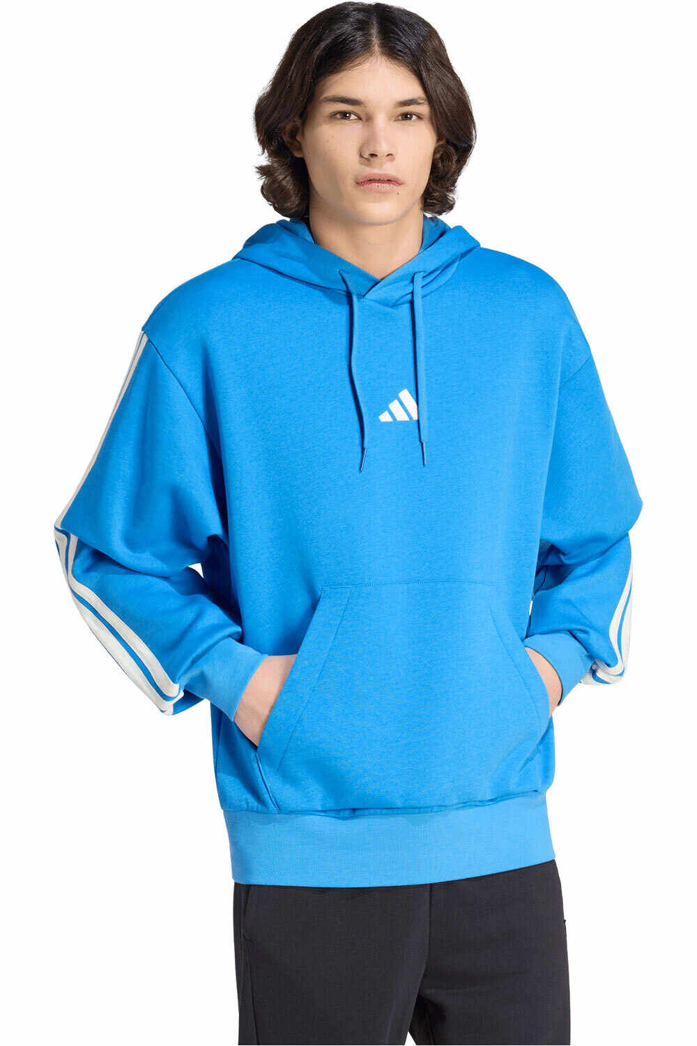 Stripes sudadera hombre Azul (XS)