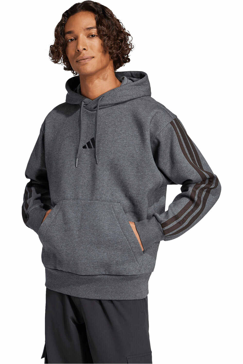 Stripes sudadera hombre Gris (L)