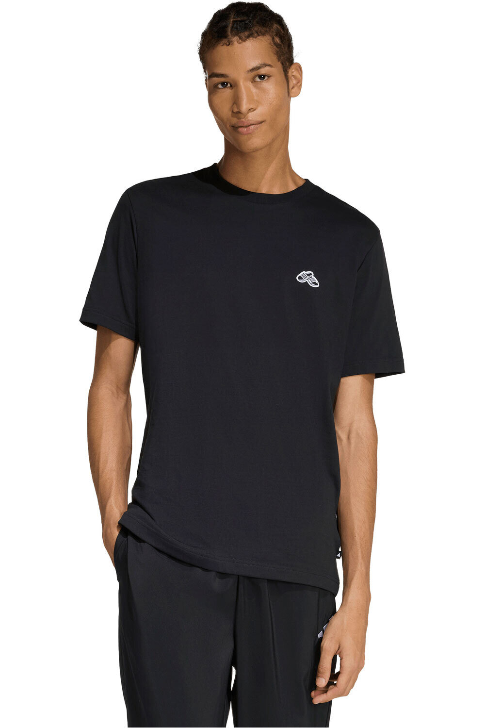Summer slide trim graphic camiseta manga corta hombre Negro (S)