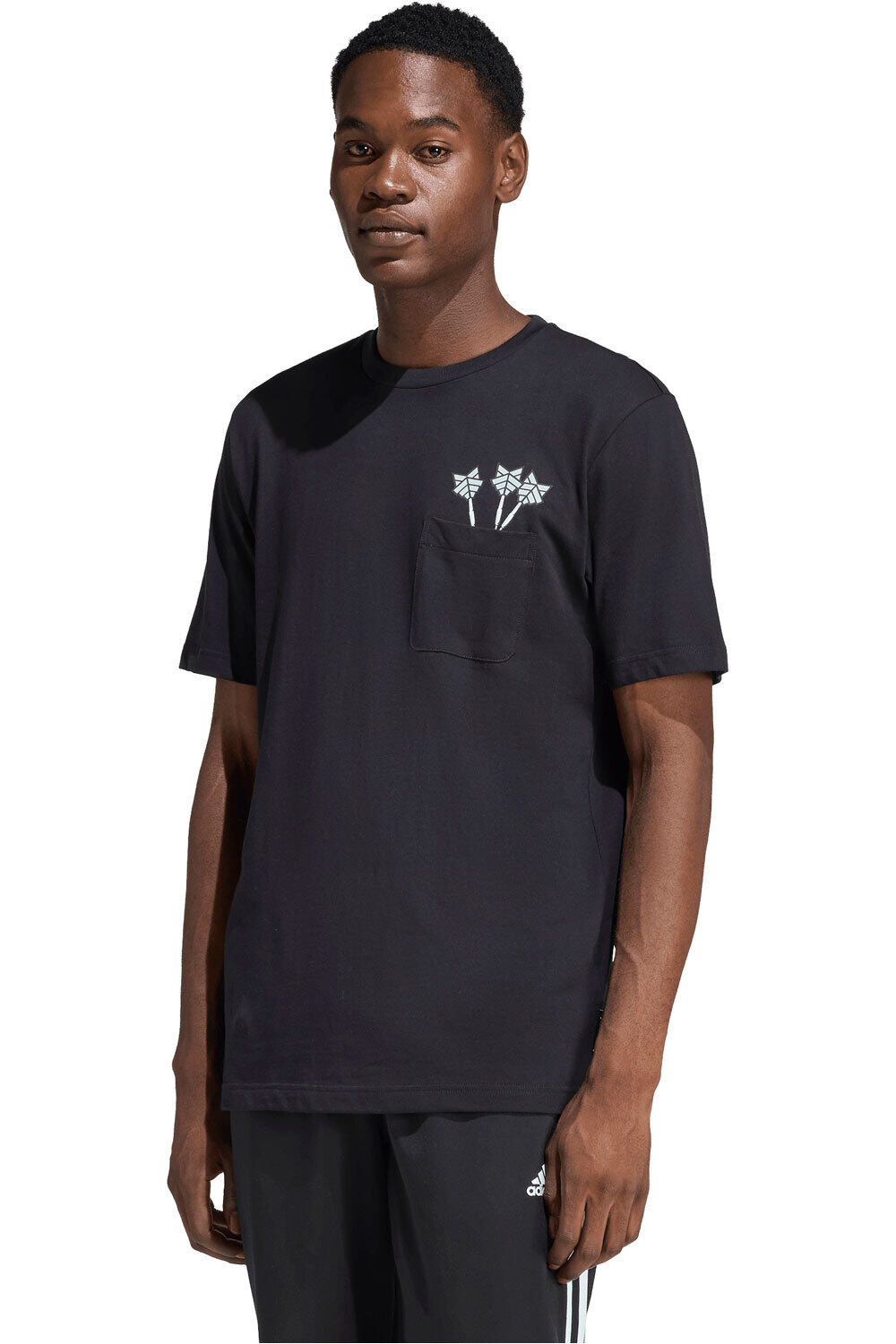Novelty dart camiseta manga corta hombre Negro (L)