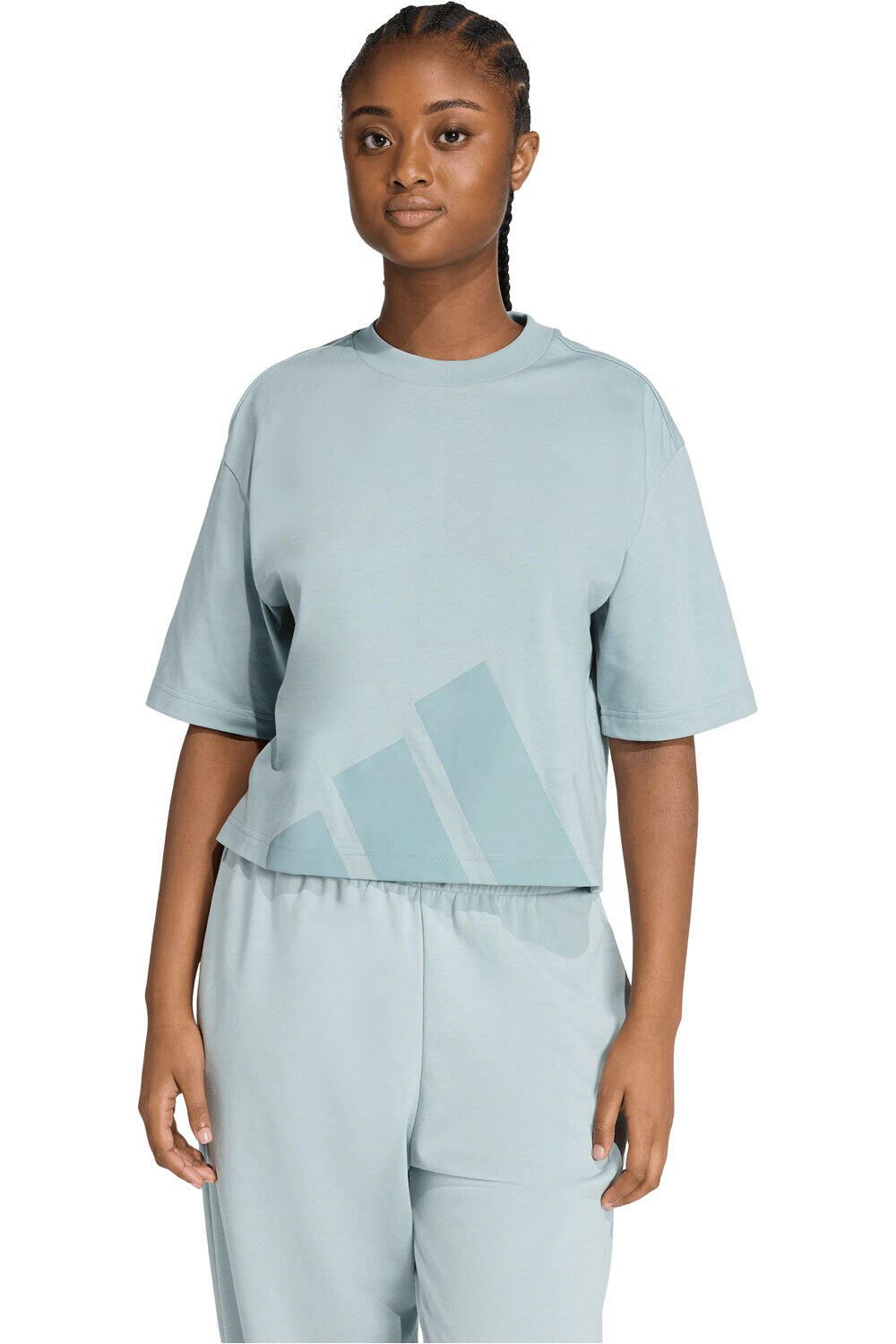 Essentials big logo camiseta manga corta mujer Verde (S)