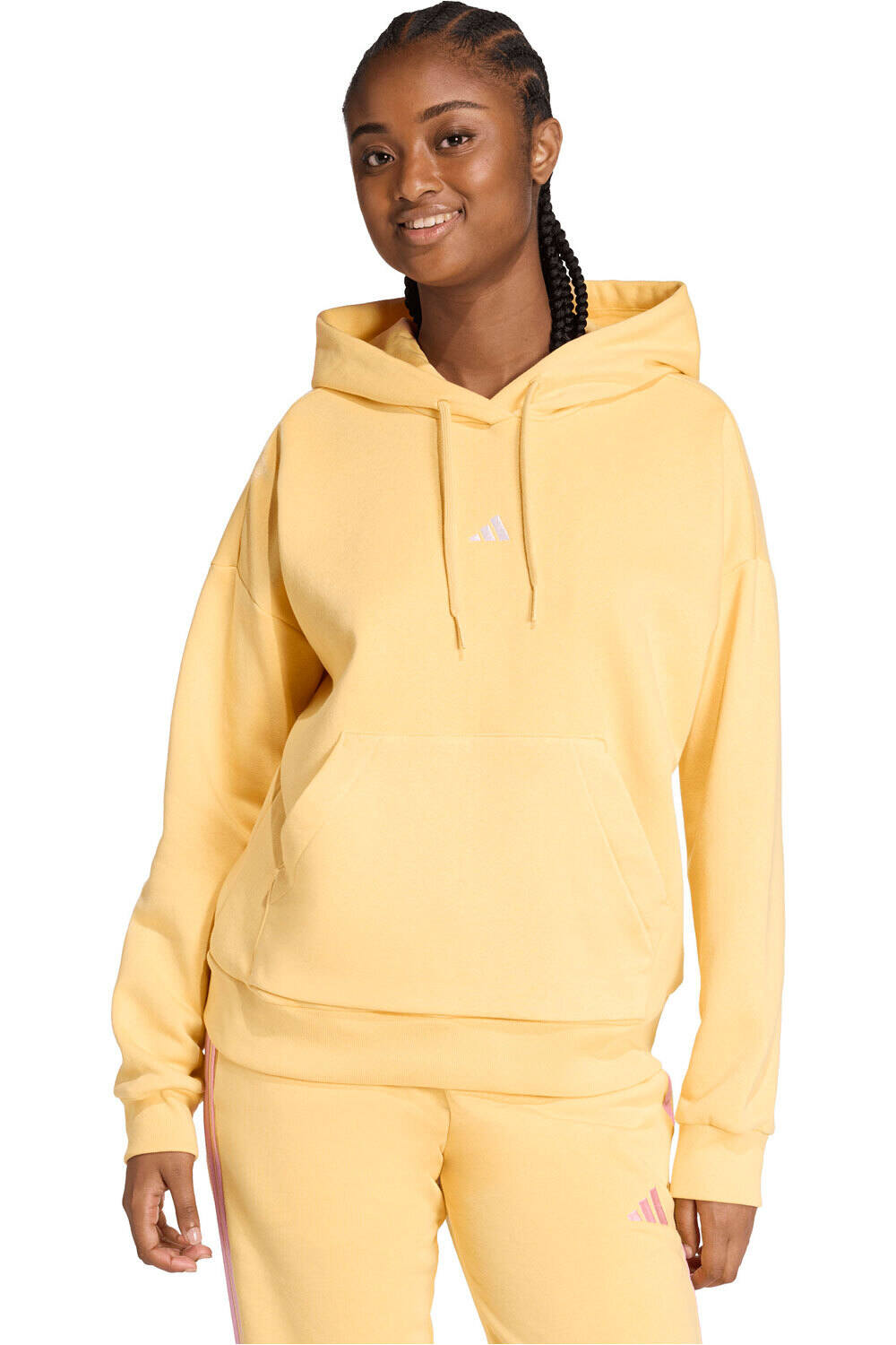 Essentials small logo feel cozy sudadera mujer Naranja (XS)