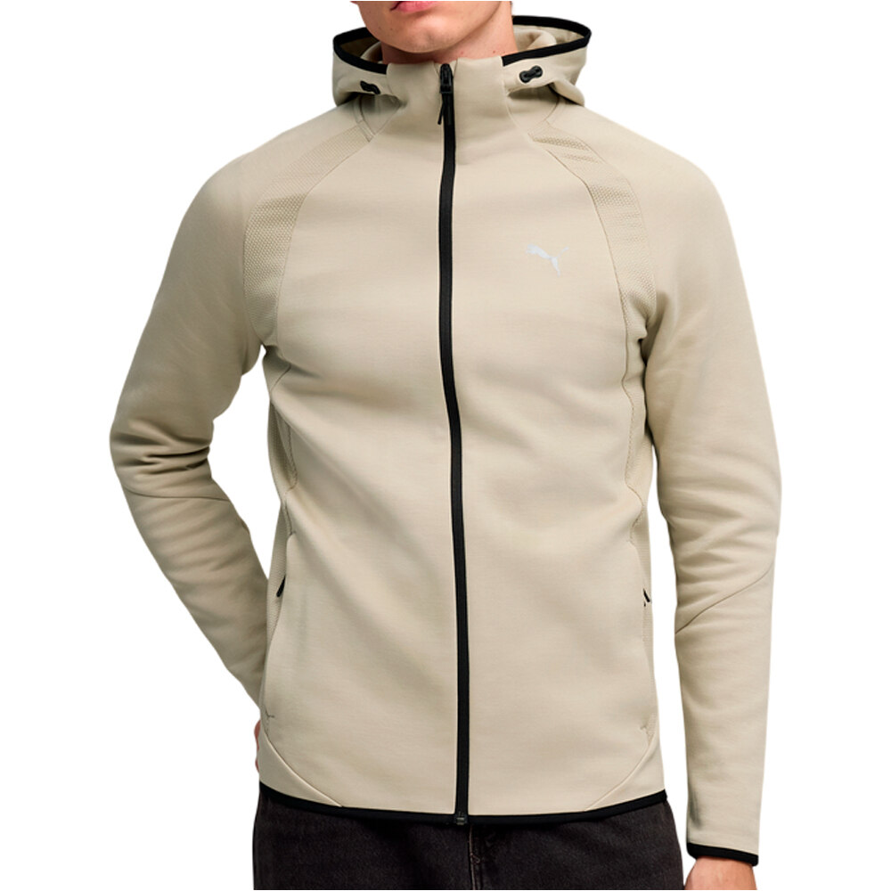Evostripe sudadera hombre Beige (XXL)