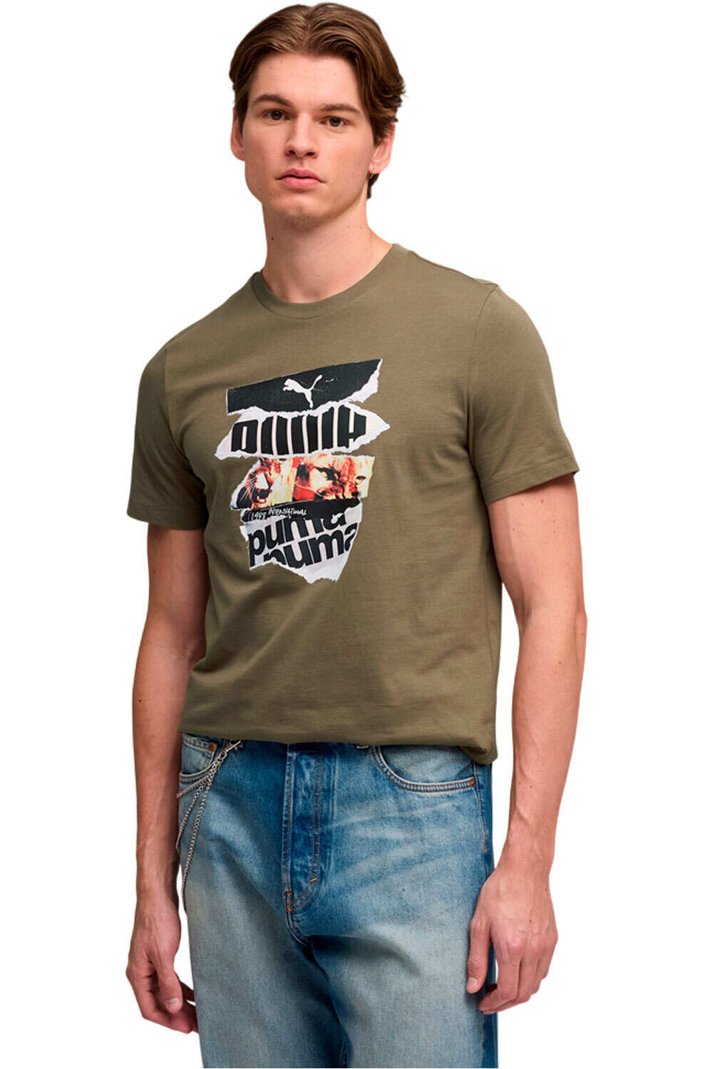 Graphic photoprint camiseta manga corta hombre (L)