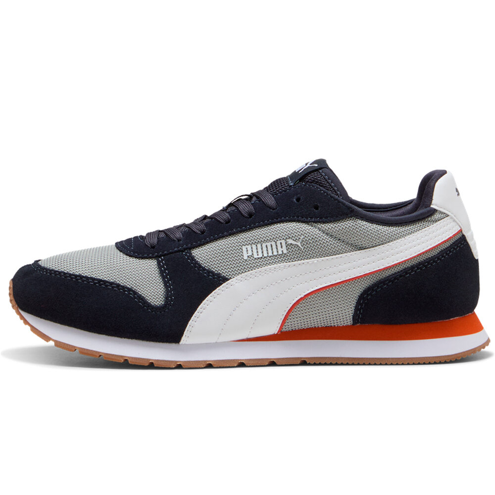 St miler zapatilla moda hombre Gris (44)