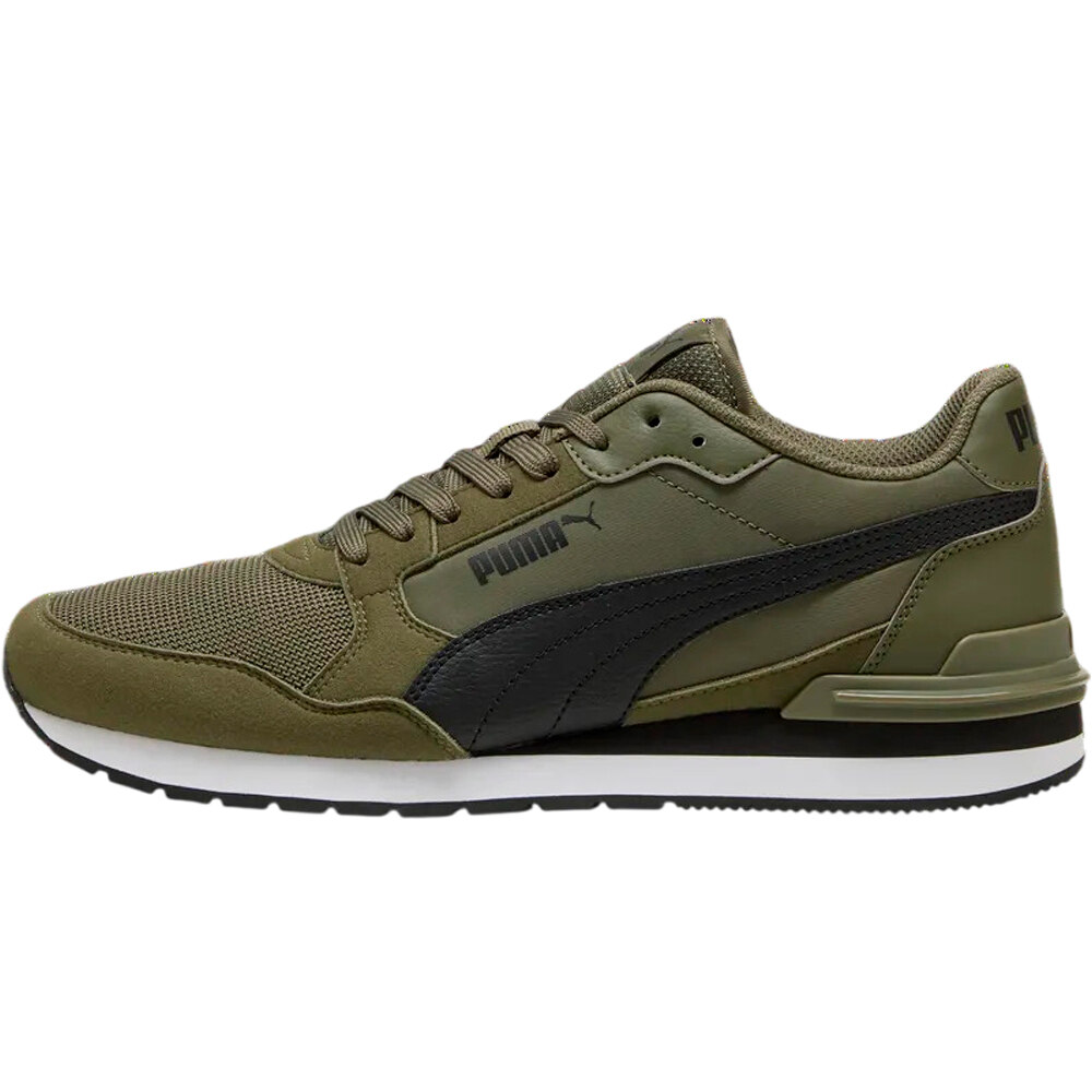 St runner v4 zapatilla moda hombre Verde (45)
