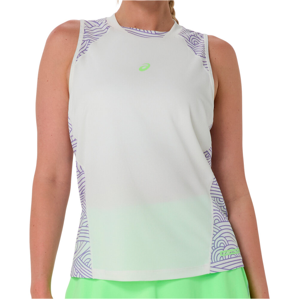 Padel court aop move camiseta tenis manga corta mujer Morado (S)