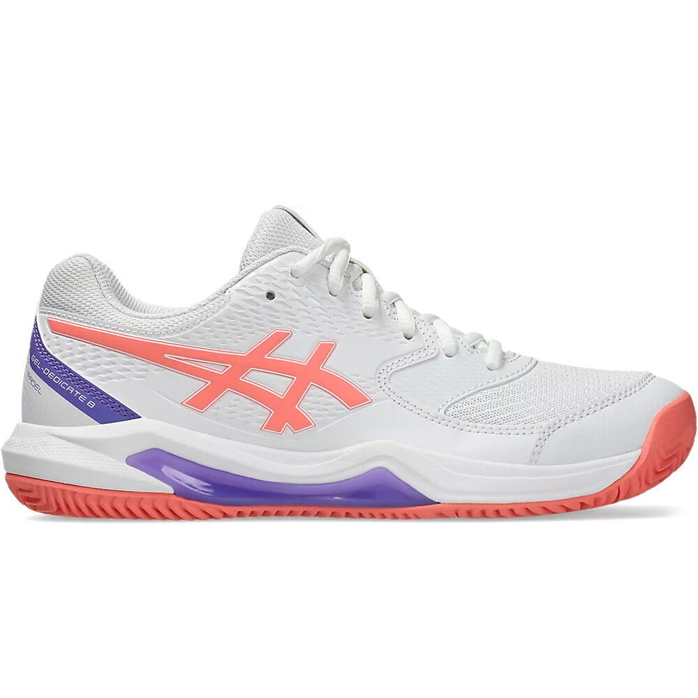 Gel-dedicate 8 padel Zapatillas Padel Mujer Blanco (40)