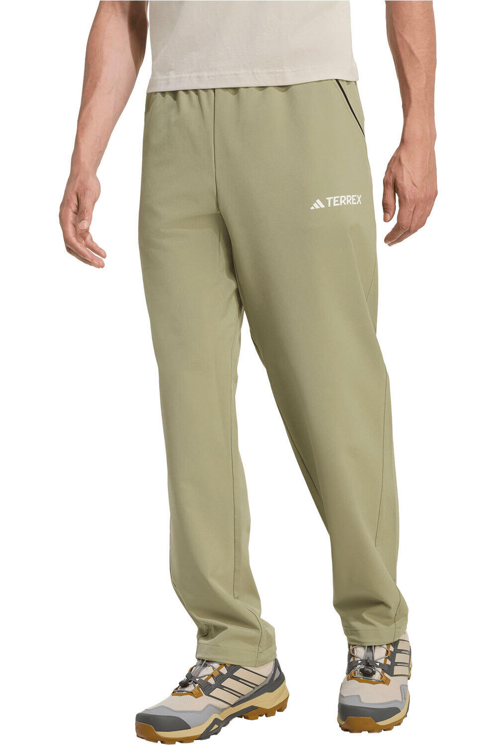Terrex multi liteflex pantalón montaña hombre Verde (S)