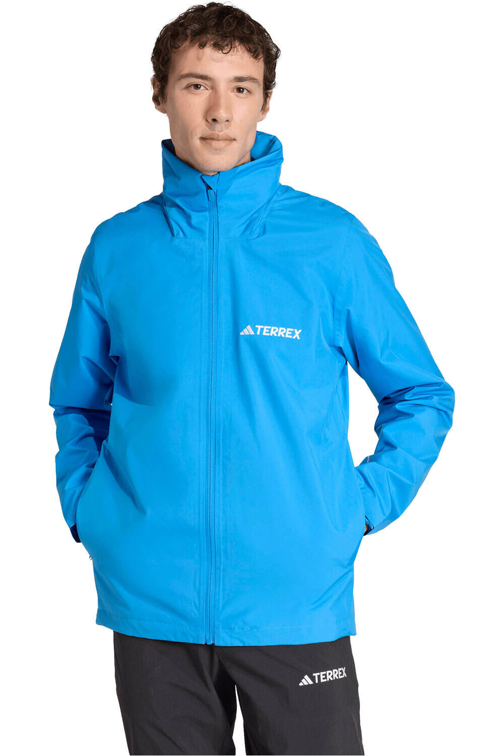 Adidas terrex multi essentials 2l chaqueta impermeable hombre
