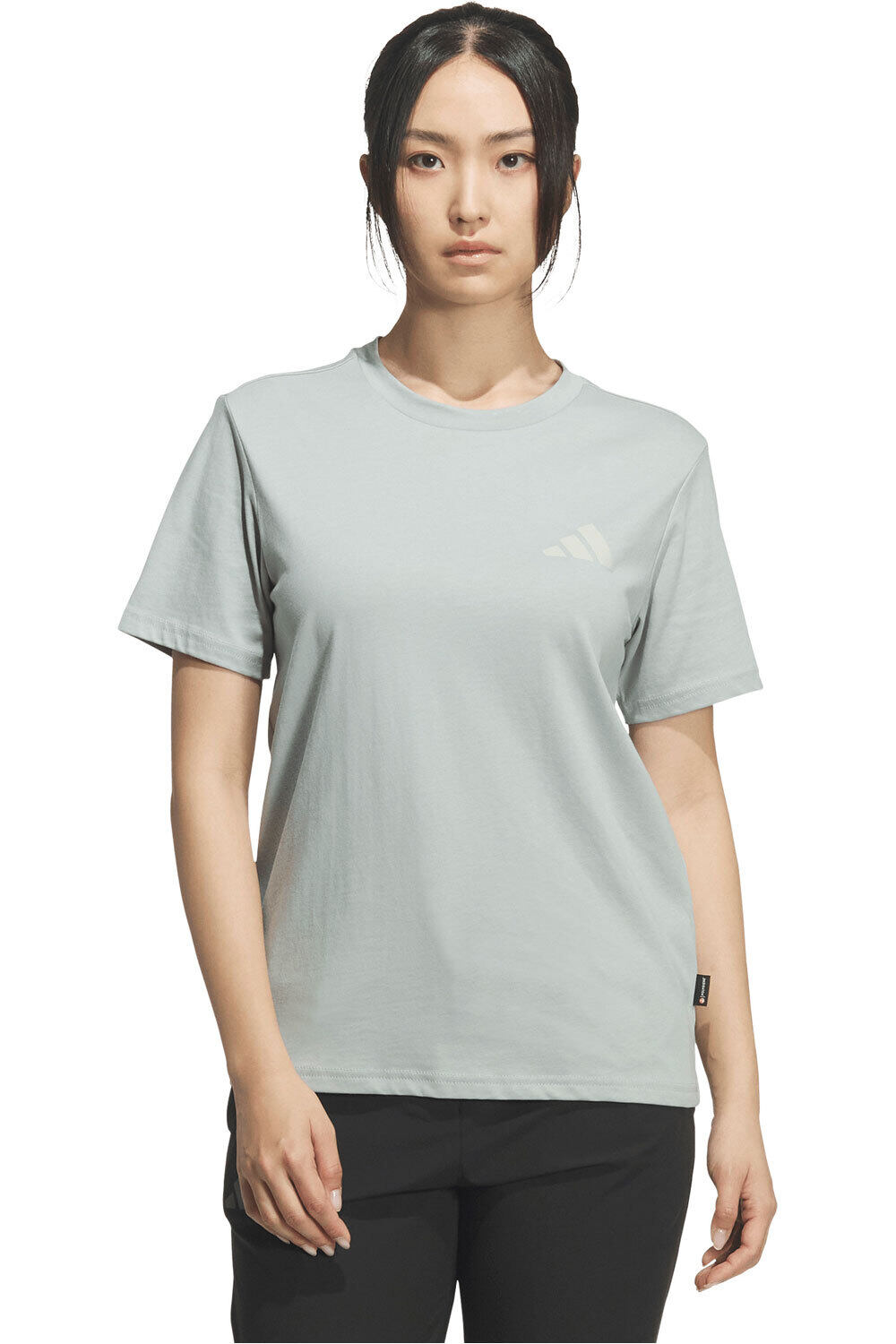 Xploric polygiene graphic camiseta montaña manga corta mujer Verde (M)