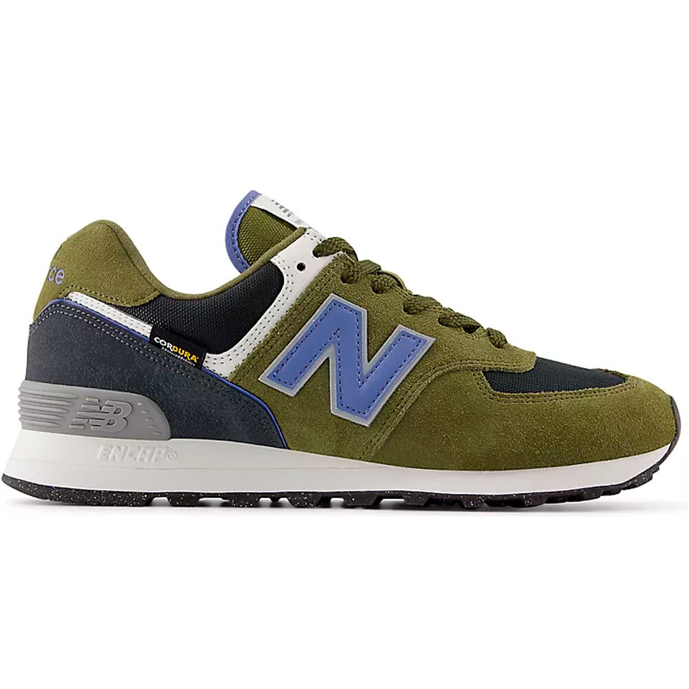 Zapatilla moda hombre Verde (45)