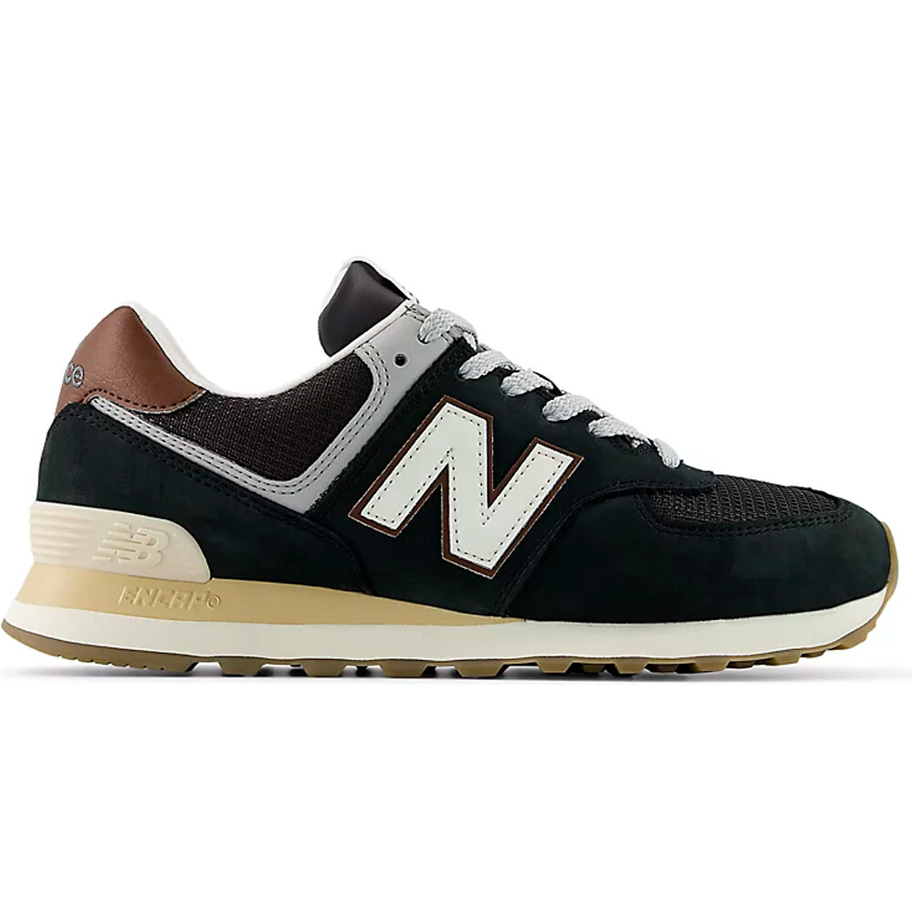 Zapatilla moda hombre Negro (41,5)