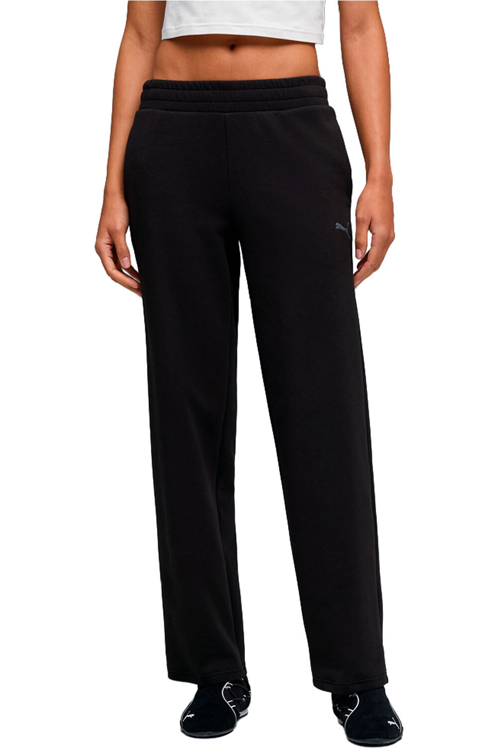 Essentials elevated pantalón mujer Negro (XS)