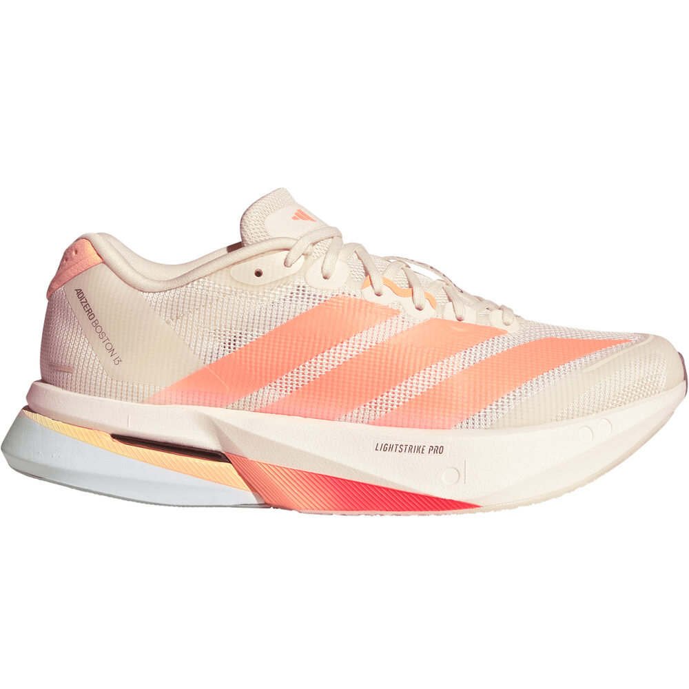 Adizero boston 13 zapatilla running mujer Beige (40)