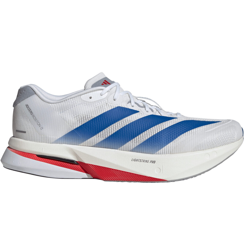 Adizero boston 13 zapatilla running hombre Blanco (42)