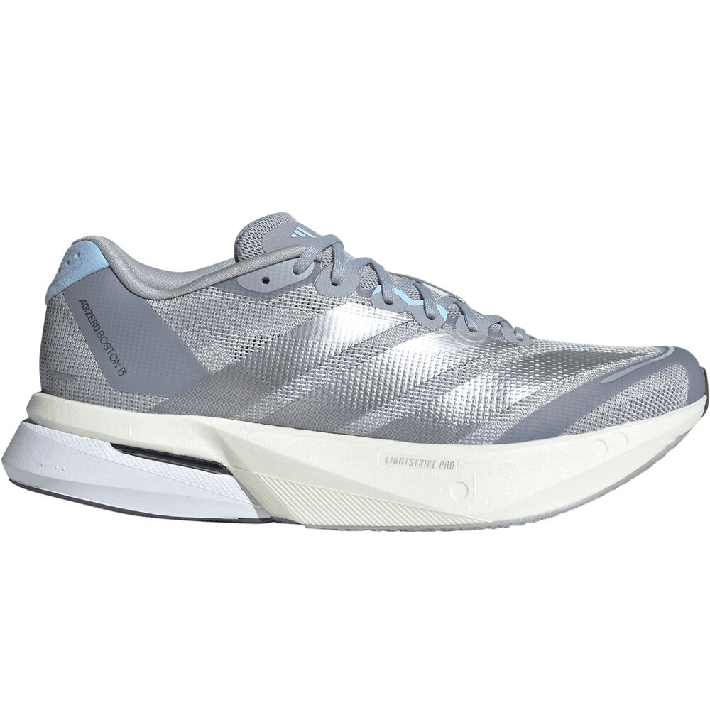 Adizero boston 13 zapatilla running mujer Plata (39 1/3)