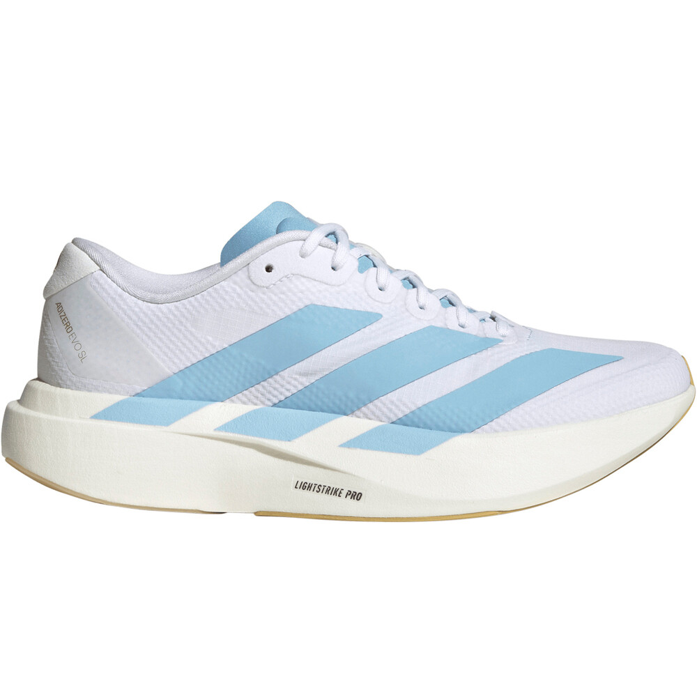 Adizero evo sl woven zapatilla running mujer Blanco (36)