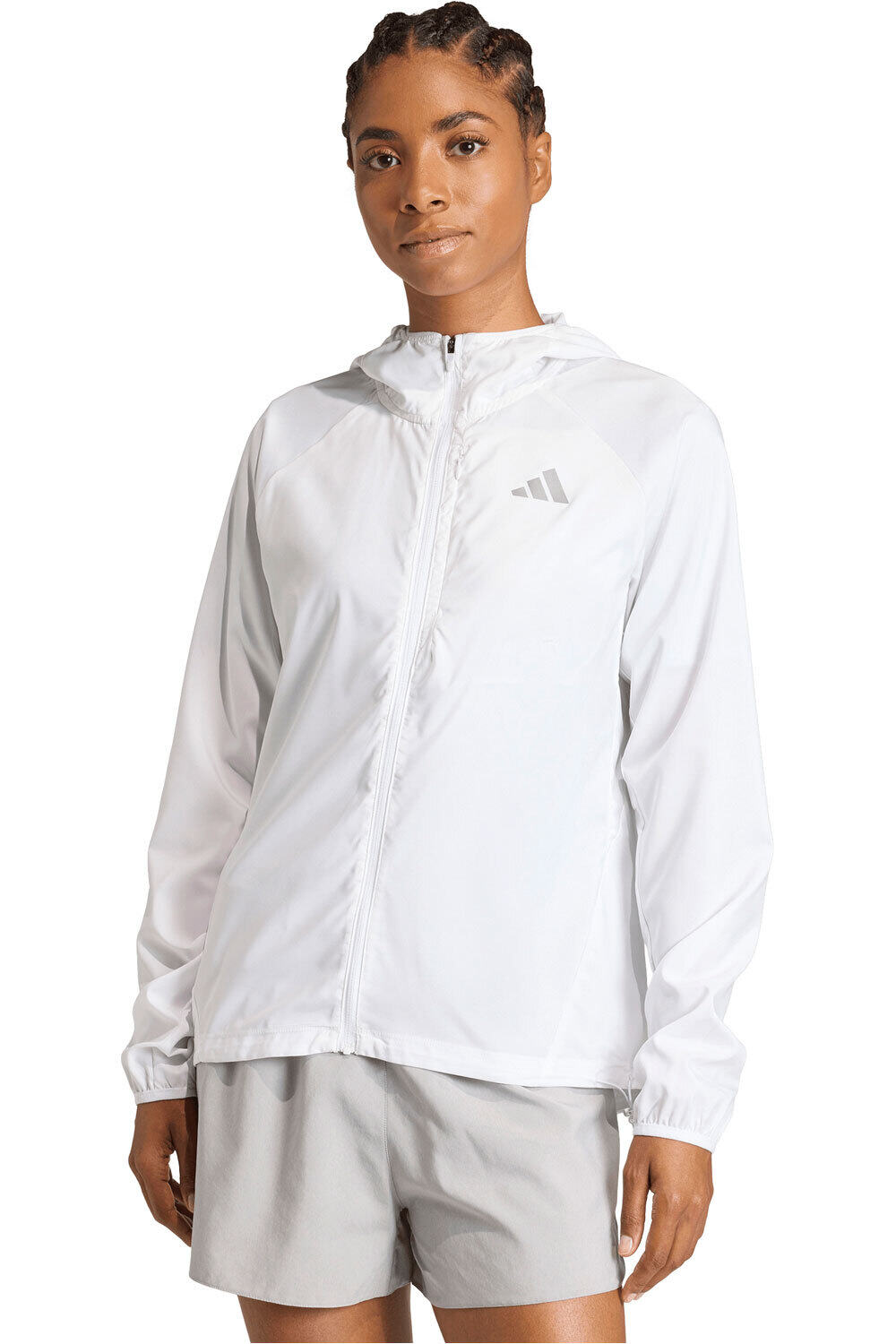 Run essentials CHAQUETA RUNNING MUJER Blanco